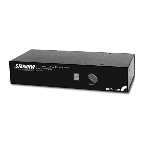 StarTech.com StarView SV221DVIDD Instruction Manual