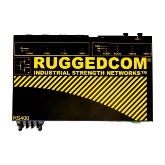 RuggedCom RuggedServer RS400 Specification