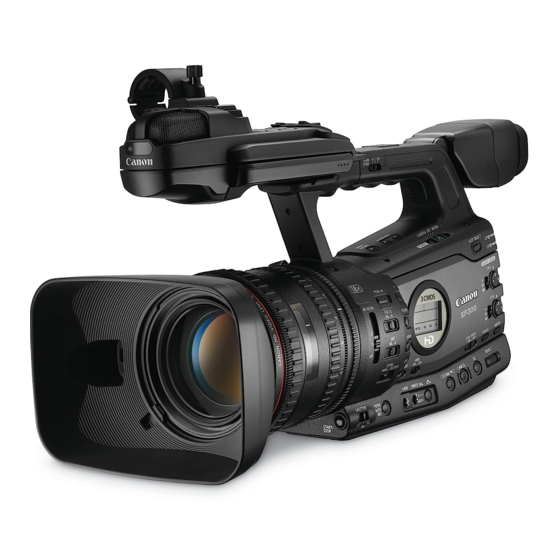 Canon XF300 Setup & Troubleshooting Instructions