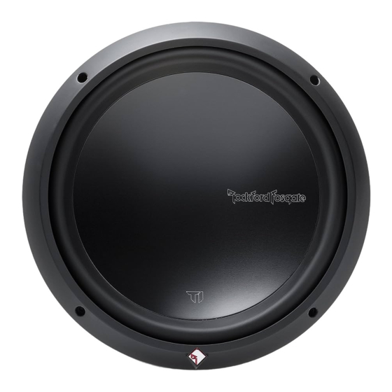 Rockford Fosgate POWER T1-DVC Installation & Operation Manual