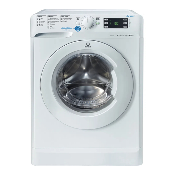 Indesit XWE 91483 Instructions For Use Manual