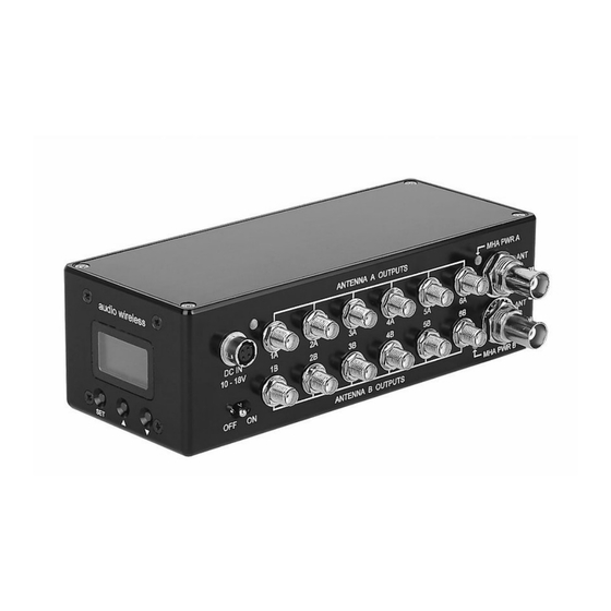 audiowireless DADM226 Quick Setup Manual