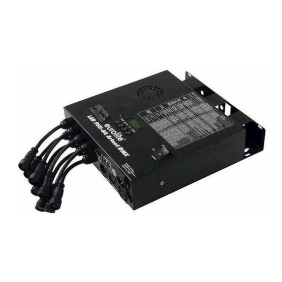 EuroLite LED PSU-8A Artnet/DMX Manuals
