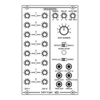 Behringer 182 SEQUENCER Quick Start Manual