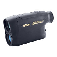 Nikon Laser 800 - Monarch Laser 800 Rangefinder Instruction Manual