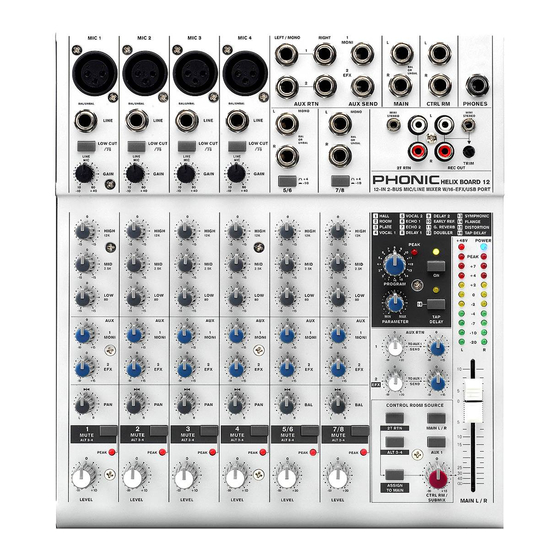 Phonic Helix Board 12 User Manual