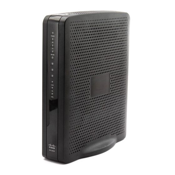 Cisco DPC3829 Residential Gateway Manuals
