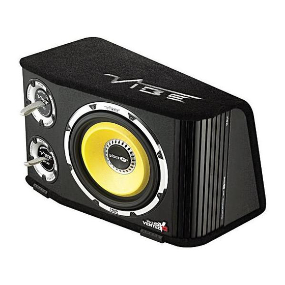 Vibe BlackAir Vented 10 Owenrs Manual
