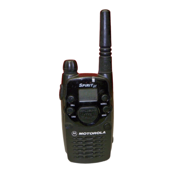 Motorola 6880906Z72-O Operator's Manual