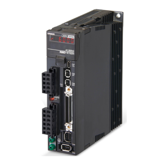 Omron OMNUC G5 R88D-KN series User Manual