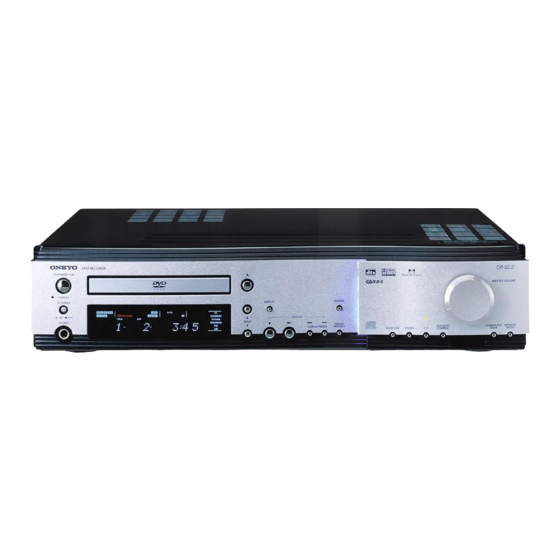 Onkyo DR-S2.2 Service Manual
