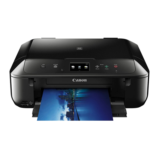 Canon PIXMA MG6800 Series Getting Started