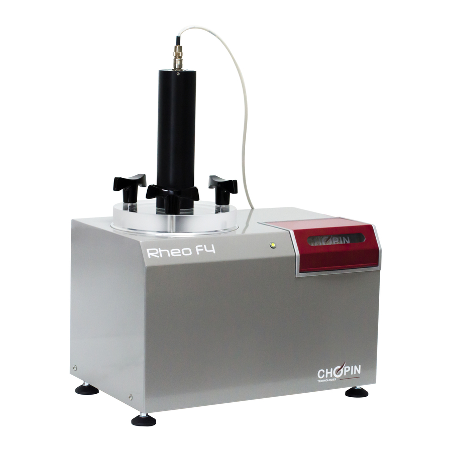 Chopin RHEO F4 Maintenance Manual