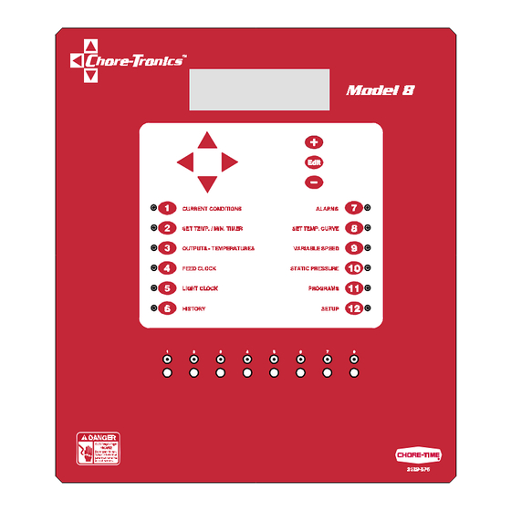 Chore-Time Chore-Tronics Model 8 User& Installer's Manual