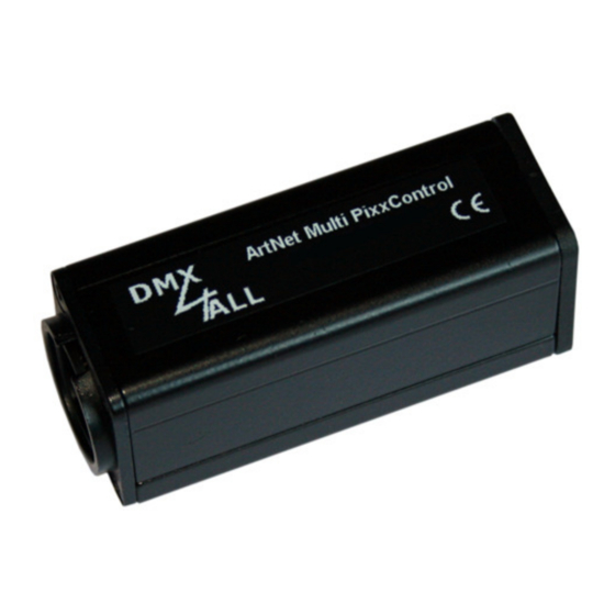 DMX4ALL ArtNet Multi PixxControl User Manual