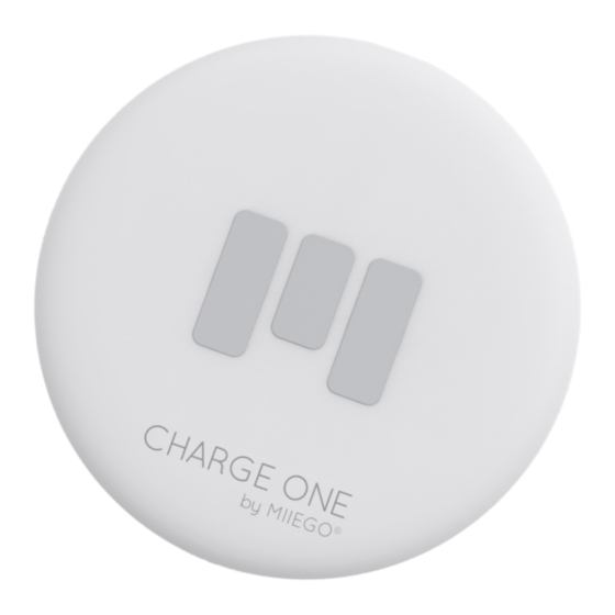 Miiego CHARGE ONE Quick Start Manual