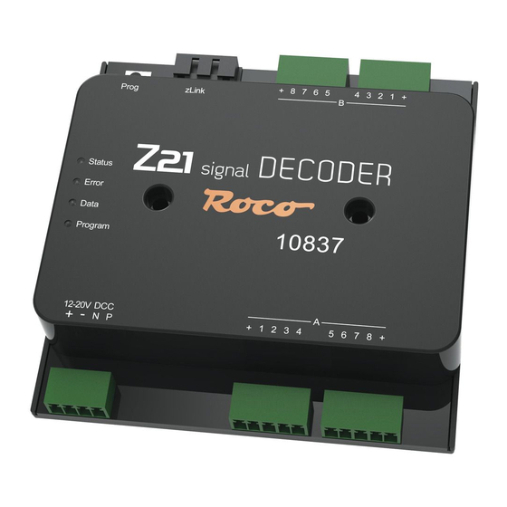 Fleischmann Roco Z21 Quick Manual