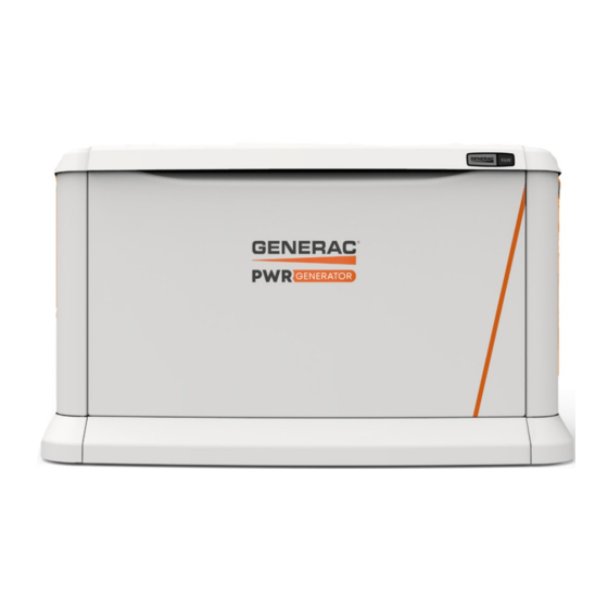 GENERAC POWER SYSTEMS PWRGENERATOR 9 KW INSTALLATION MANUALLINES Pdf ...