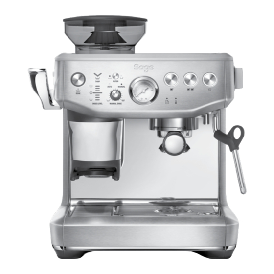Sage the Barista Express Impress Quick Manual