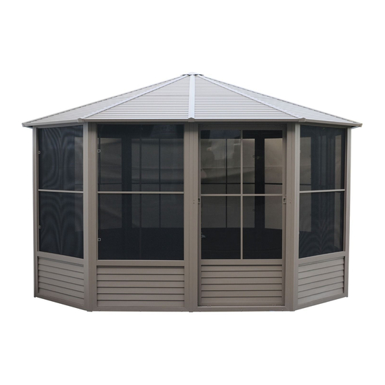Gazebo penguin FLORENCE 41212-GP-12 Instruction Manual