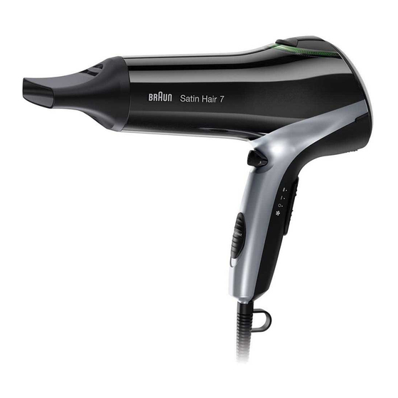 Braun Satin-Hair 7 HD 730 User Manual