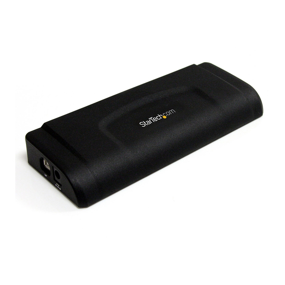 StarTech.com USBDOCK2 Instruction Manual