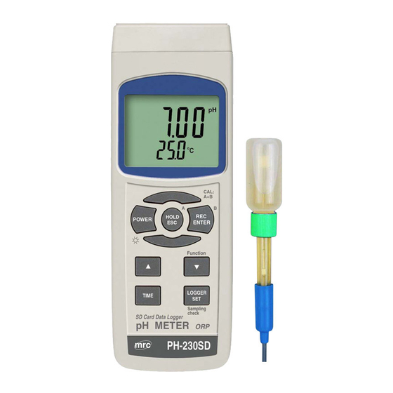 MRC PH-230SD Operation Manual