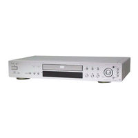 Sony DVP-NS705V Operating Instructions Manual