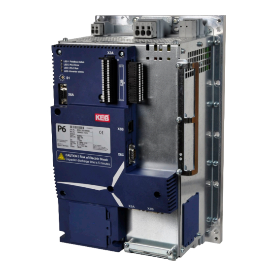 KEB COMBIVERT P6 Instruction Manual