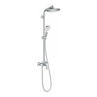 Hans Grohe Crometta E 240 1jet Showerpipe 27932000 Instructions For Use/Assembly Instructions