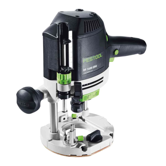 Festool OF 1400 EQ-F Manuals