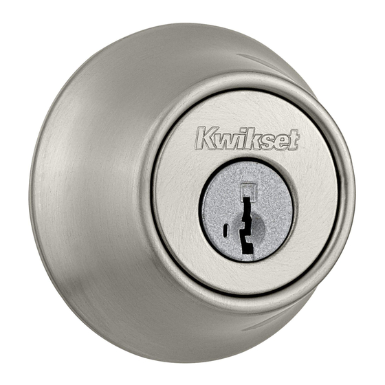 Kwikset 665 Installation Manual