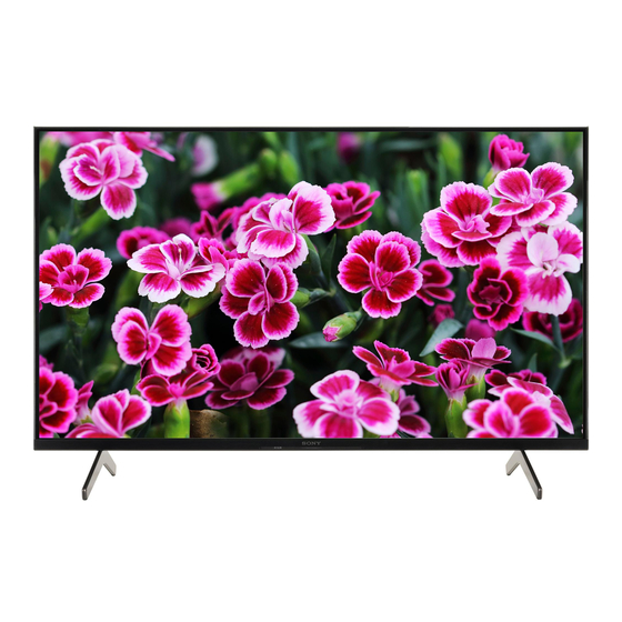 Sony KM-50X85K Manual