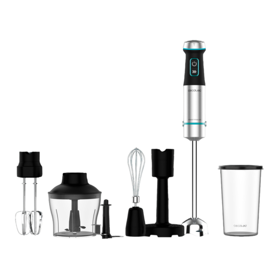 cecotec POWER TITANBLACK 1200 XL PERFECTCREAM&CRUSH Instruction Manual