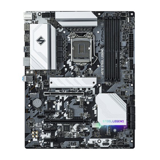 ASROCK H570 STEEL LEGEND User Manual