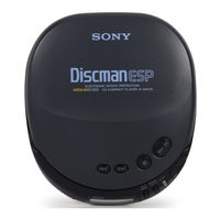 Sony Discman D-245 Operating Instructions Manual