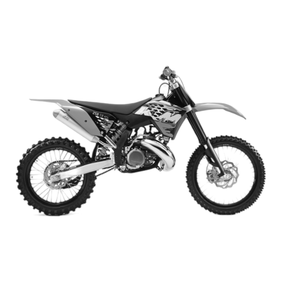 KTM 144 SX Owner's Manual