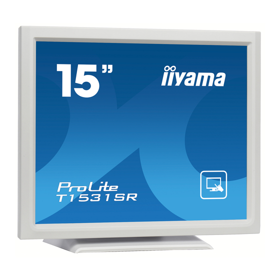 Iiyama ProLite T1531SR User Manual