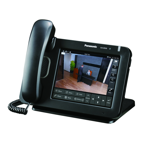 Panasonic KX-UT670 Operating Instructions Manual