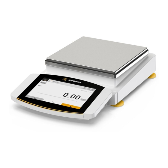 Sartorius Cubis MCA4202S Series Operating Instructions Manual