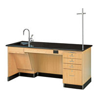 Diversified Woodcrafts ADA INSTRUCTOR DESK 1214K-L-ADA Series Assembly Instructions Manual