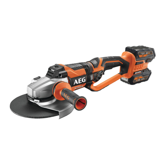 AEG BEWS18-230BLLI-602C Original Instructions Manual