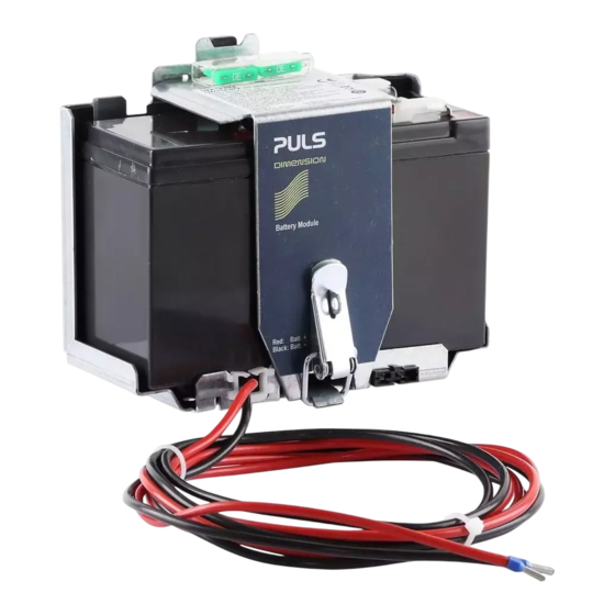 Puls UZK12.072 Installation Manual