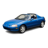 Honda 1994 Civic Del Sol Owner's Manual