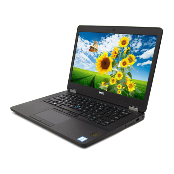 Dell Latitude 14 E5470 Quick Start Manual