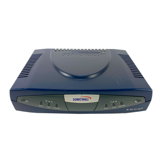 SonicWALL PRO 200 Installation Manual