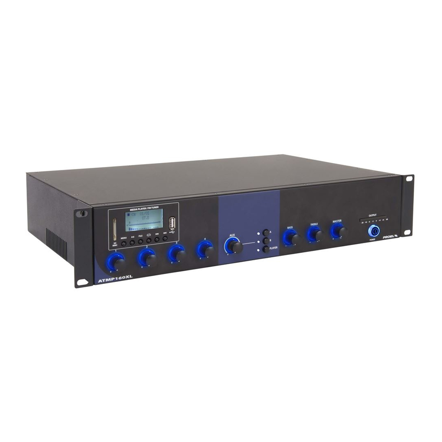 PROEL ATMP160XL User Manual