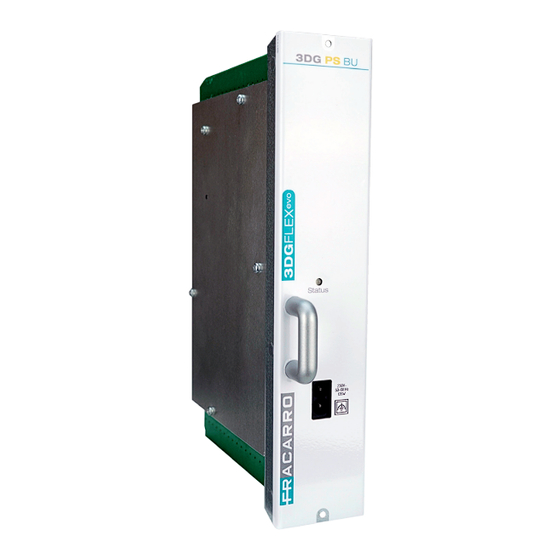 Fracarro 3DG-PS-BU Operating Instructions Manual