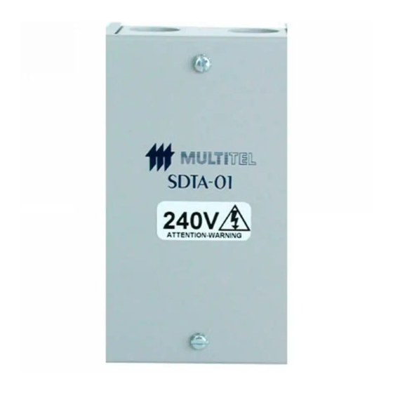 User Manuals: Multitel SDTA-01 AC Voltage Interface