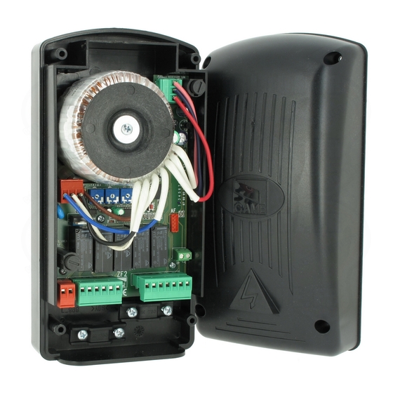 CAME Z Series Quick Start Manual